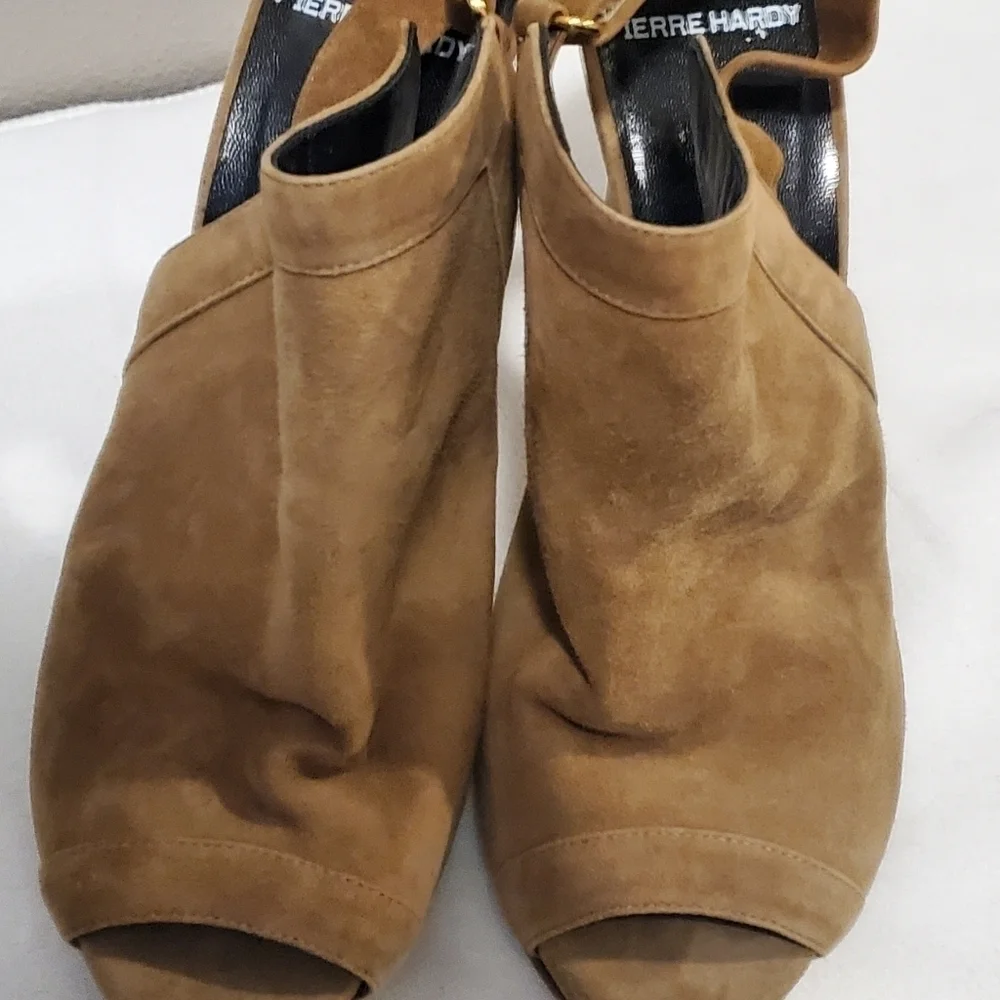 Pierre Hardy sz40(9) brown suede slingbacks